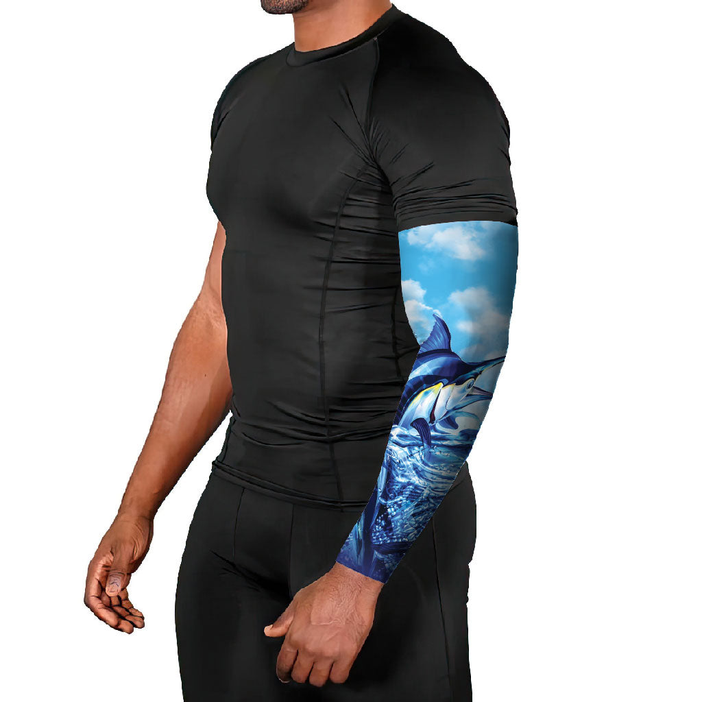 Hawaii Blue Marlin Fishing Arm Sleeves LT05 - Polynesian Pride