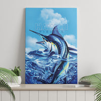 Hawaii Blue Marlin Fishing Canvas Wall Art LT05 - Polynesian Pride