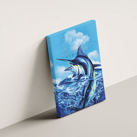 Hawaii Blue Marlin Fishing Canvas Wall Art LT05 - Polynesian Pride