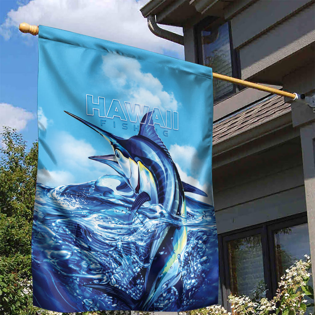 Hawaii Blue Marlin Fishing Garden Flag LT05 - Polynesian Pride