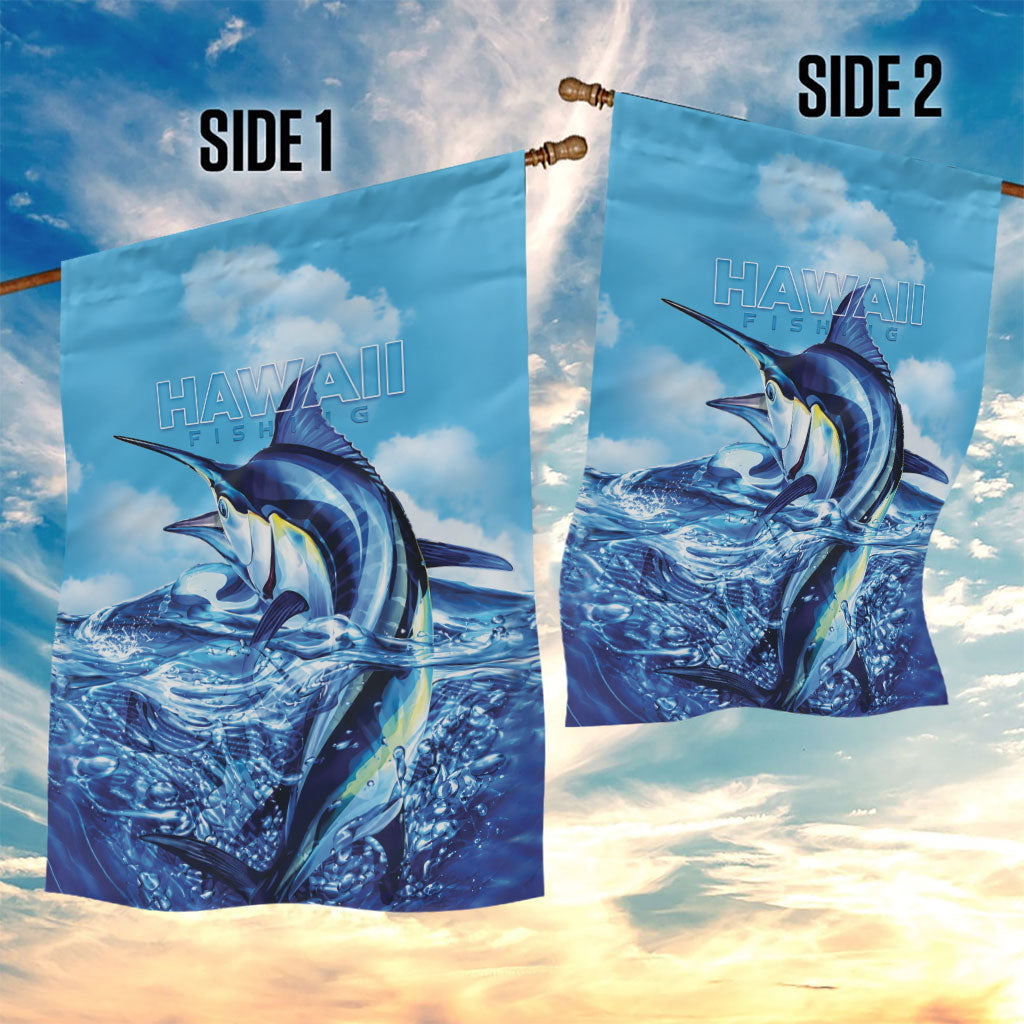 Hawaii Blue Marlin Fishing Garden Flag LT05 - Polynesian Pride