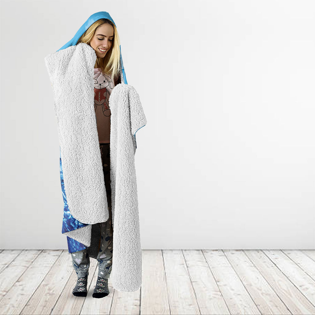 Hawaii Blue Marlin Fishing Hooded Blanket LT05 - Polynesian Pride
