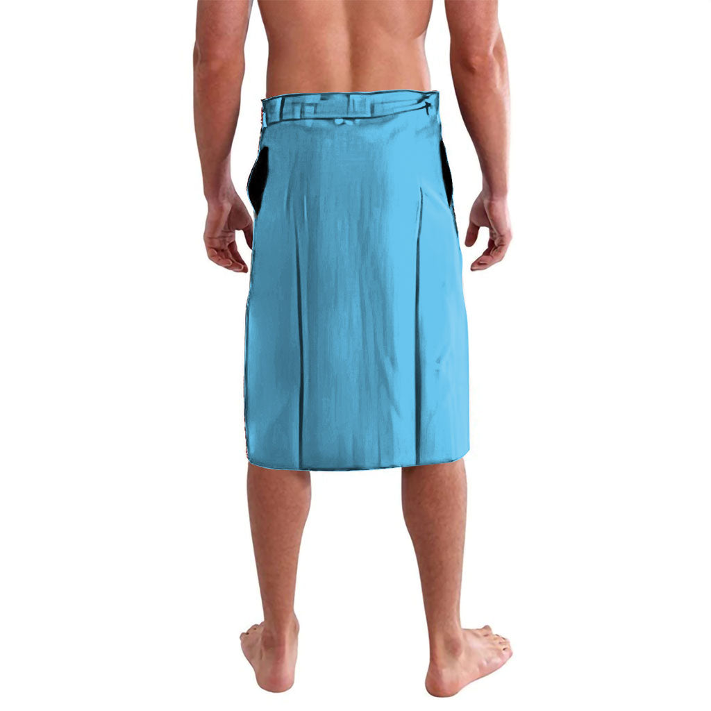 Hawaii Blue Marlin Fishing Lavalava LT05 - Polynesian Pride