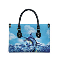 Hawaii Blue Marlin Fishing Leather Bag LT05 - Polynesian Pride