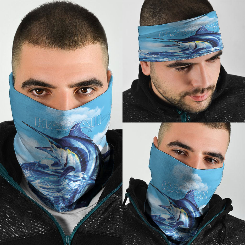 Hawaii Blue Marlin Fishing Neck Gaiter LT05 - Polynesian Pride