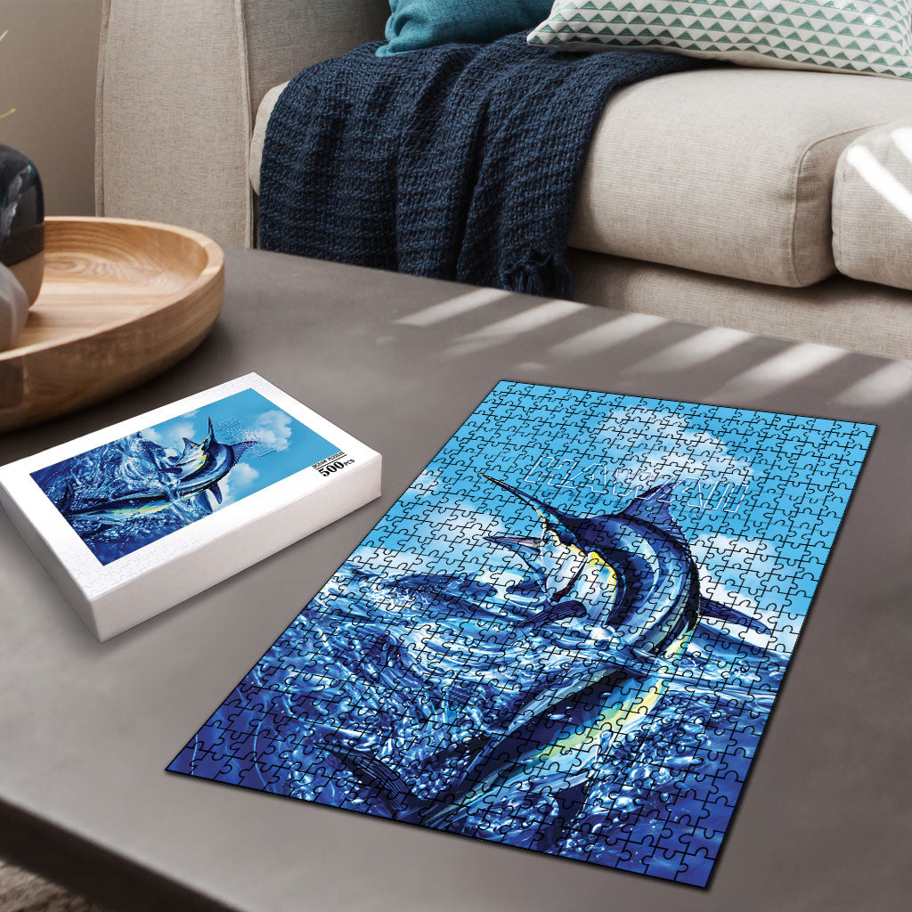 Hawaii Blue Marlin Fishing Puzzle LT05 - Polynesian Pride
