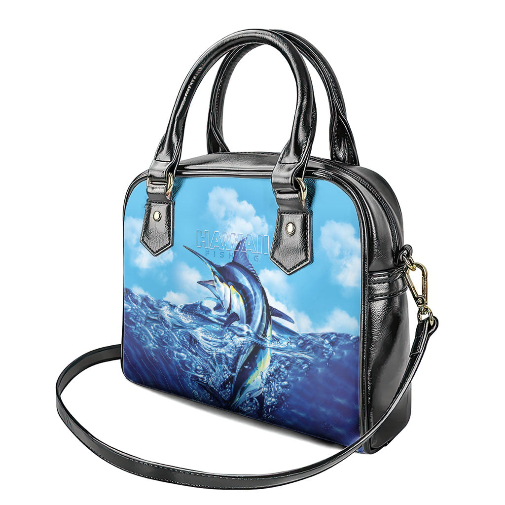 Hawaii Blue Marlin Fishing Shoulder Handbag LT05 - Polynesian Pride