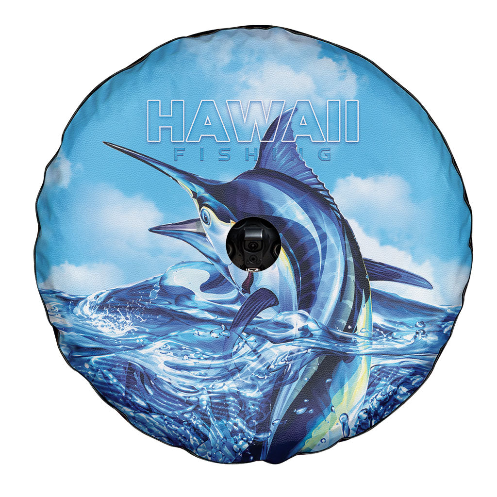 Hawaii Blue Marlin Fishing Spare Tire Cover LT05 - Polynesian Pride