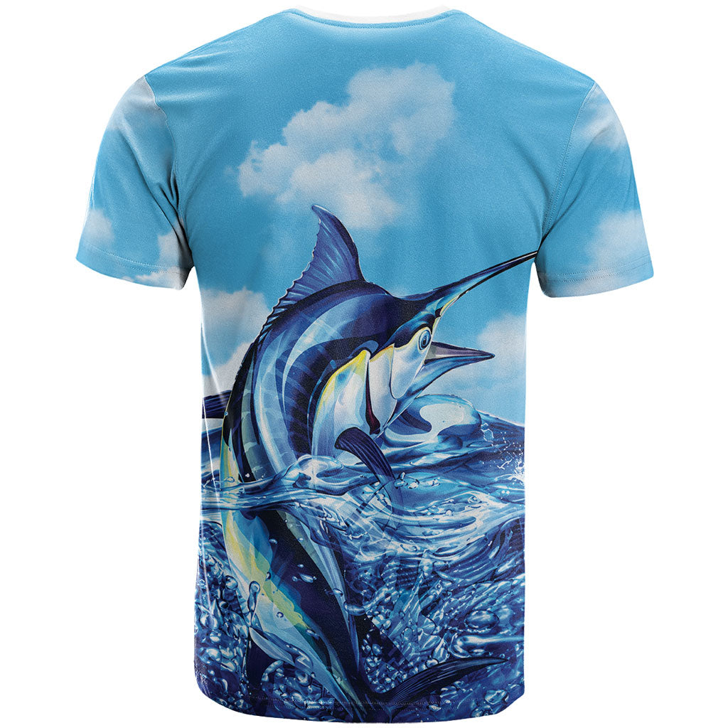 Hawaii Blue Marlin Fishing T Shirt LT05 - Polynesian Pride