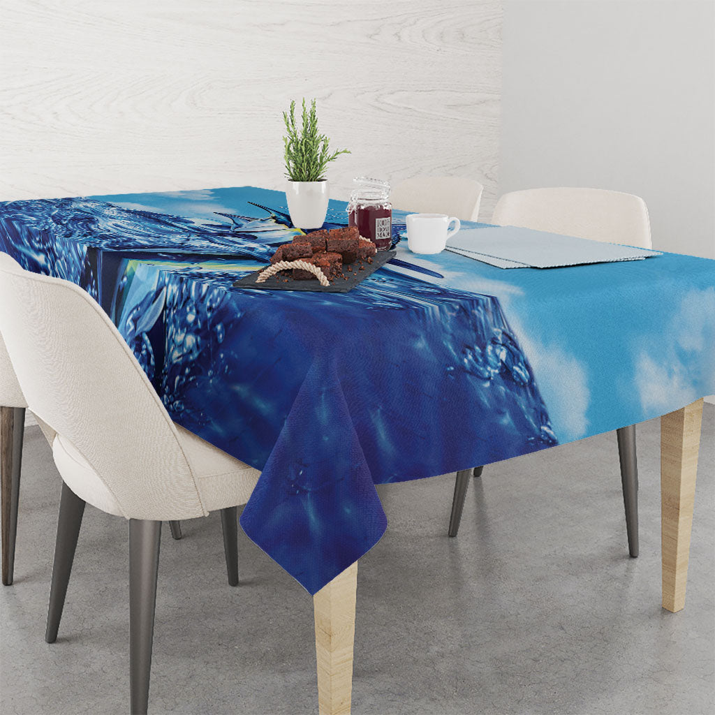 Hawaii Blue Marlin Fishing Tablecloth