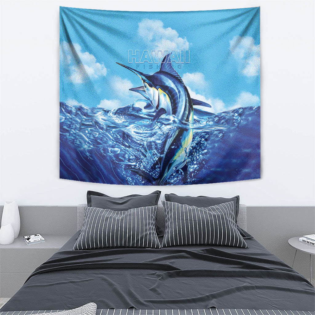 Hawaii Blue Marlin Fishing Tapestry LT05 - Polynesian Pride