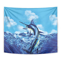 Hawaii Blue Marlin Fishing Tapestry LT05 - Polynesian Pride
