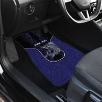 Personalised New Zealand Aotearoa Car Mats Blue Marlin Fishing Maori Pattern LT05 - Polynesian Pride