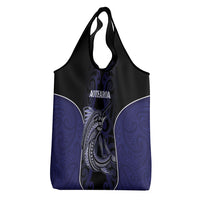 New Zealand Aotearoa Grocery Bag Blue Marlin Fishing Maori Pattern LT05 - Polynesian Pride