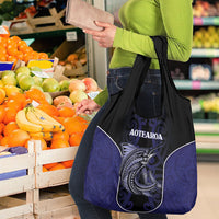 New Zealand Aotearoa Grocery Bag Blue Marlin Fishing Maori Pattern LT05 - Polynesian Pride
