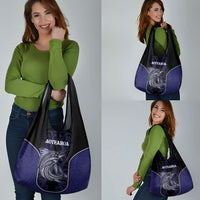 New Zealand Aotearoa Grocery Bag Blue Marlin Fishing Maori Pattern LT05 - Polynesian Pride