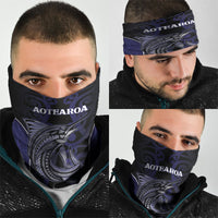 New Zealand Aotearoa Neck Gaiter Blue Marlin Fishing Maori Pattern LT05 - Polynesian Pride