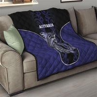 New Zealand Aotearoa Quilt Blue Marlin Fishing Maori Pattern LT05 - Polynesian Pride