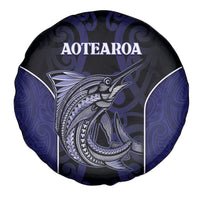 New Zealand Aotearoa Spare Tire Cover Blue Marlin Fishing Maori Pattern LT05 - Polynesian Pride