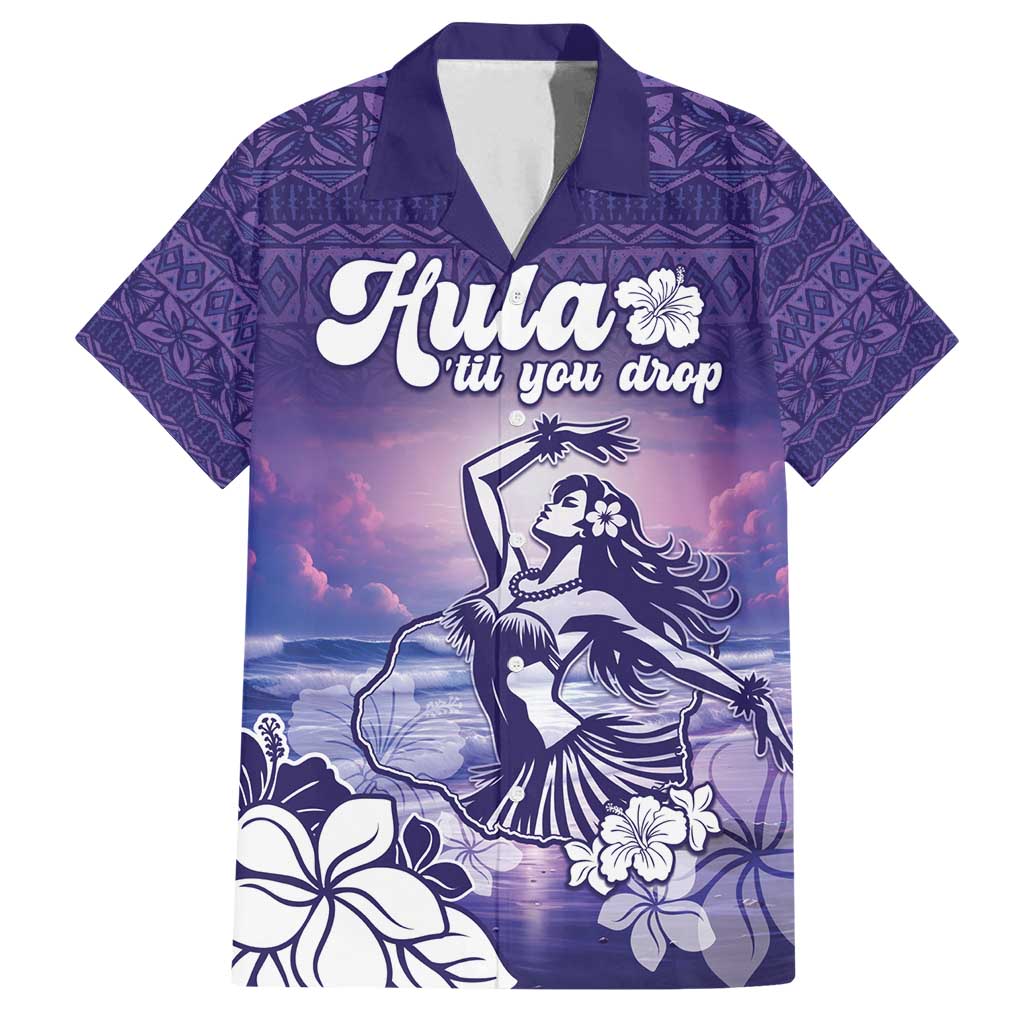 Aloha Hawaii Kauai Island Family Matching Summer Maxi Dress and Hawaiian Shirt Hula Till You Drop
