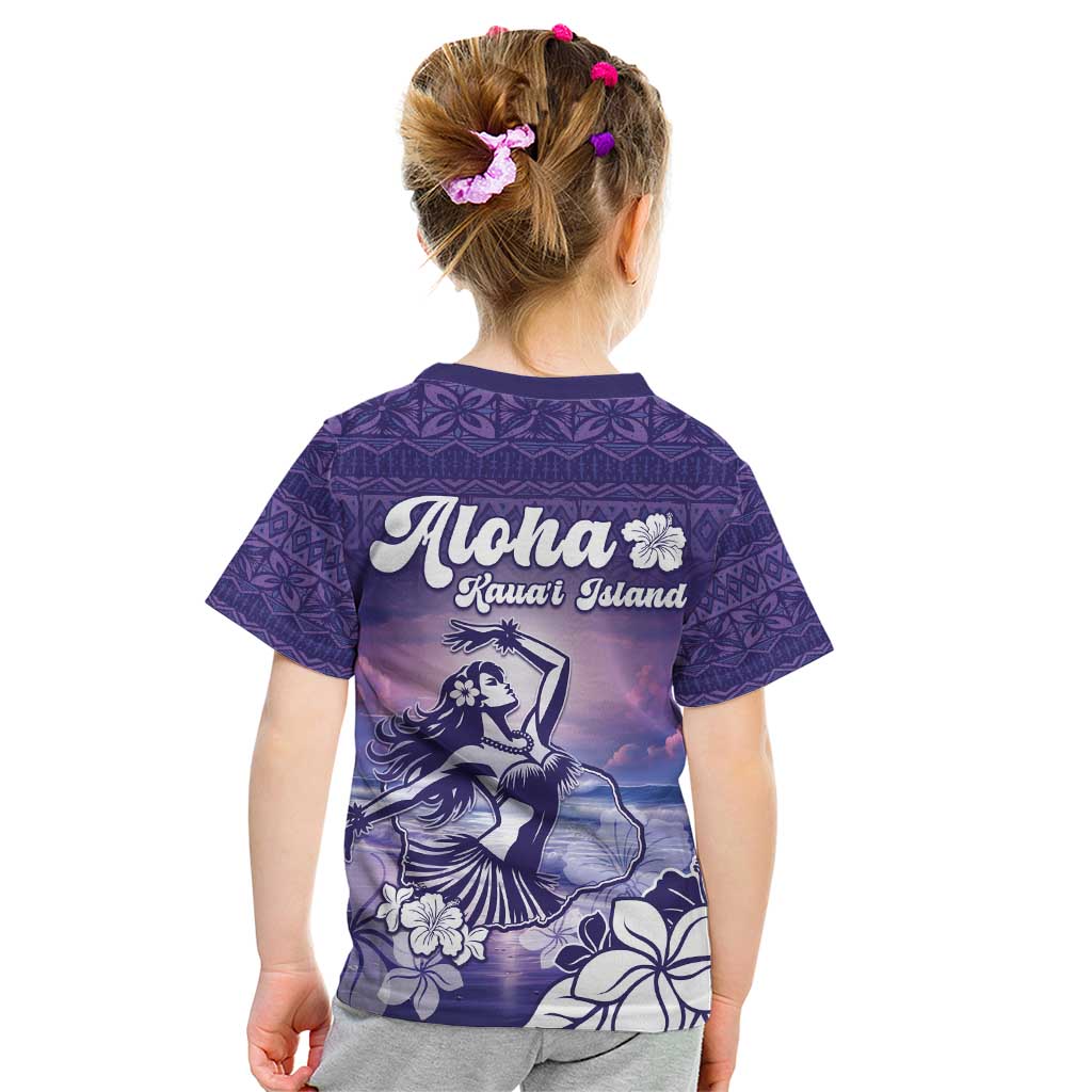 Aloha Hawaii Kauai Island Kid T Shirt Hula Till You Drop