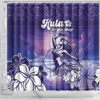 Aloha Hawaii Kauai Island Shower Curtain Hula Till You Drop