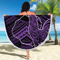 Hawaii Kauai Island Beach Blanket Rooster Tribal Tattoo Simple Style LT05 - Polynesian Pride
