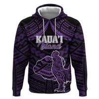 Personalised Hawaii Kauai Island Hoodie Rooster Tribal Tattoo Simple Style