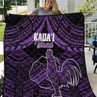 Hawaii Kauai Island Quilt Rooster Tribal Tattoo Simple Style