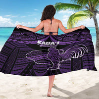 Hawaii Kauai Island Sarong Rooster Tribal Tattoo Simple Style