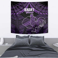 Hawaii Kauai Island Tapestry Rooster Tribal Tattoo Simple Style