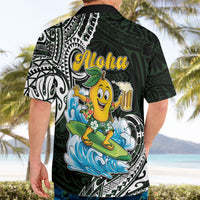 Aloha Hawaii Mango Surfing Hawaiian Shirt Polynesian Style