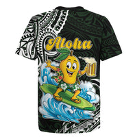 Aloha Hawaii Mango Surfing Rugby Jersey Polynesian Style