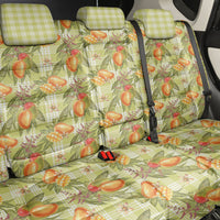 Vintage Hawaii Mango Back Car Seat Cover Yellow Green Hawaiian Palaka