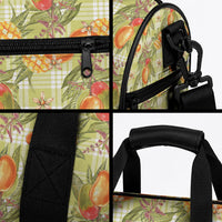 Vintage Hawaii Mango Duffle Bag Yellow Green Hawaiian Palaka LT05 - Polynesian Pride