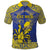 Personalised Niue The Rock Polo Shirt Niuean Crab Hiapo Pattern Blue Version