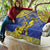 Niue The Rock Quilt Niuean Crab Hiapo Pattern Blue Version