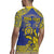 Personalised Niue The Rock Rugby Jersey Niuean Crab Hiapo Pattern Blue Version