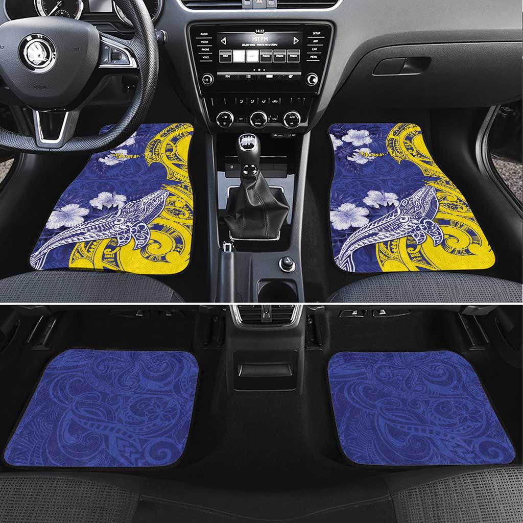 Nauru 92nd Anniversary Of Angam Car Mats Polynesian Whale Pattern