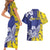 Personalised Nauru 92nd Anniversary Of Angam Couples Matching Short Sleeve Bodycon Dress and Hawaiian Shirt Polynesian Whale Pattern