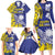 Personalised Nauru 92nd Anniversary Of Angam Family Matching Long Sleeve Bodycon Dress and Hawaiian Shirt Polynesian Whale Pattern