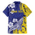 Personalised Nauru 92nd Anniversary Of Angam Family Matching Off Shoulder Maxi Dress and Hawaiian Shirt Polynesian Whale Pattern