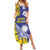 Personalised Nauru 92nd Anniversary Of Angam Family Matching Summer Maxi Dress and Hawaiian Shirt Polynesian Whale Pattern