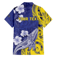 Personalised Nauru 92nd Anniversary Of Angam Family Matching Tank Maxi Dress and Hawaiian Shirt Polynesian Whale Pattern