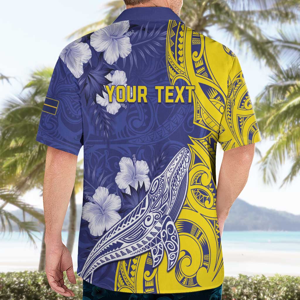 Personalised Nauru 92nd Anniversary Of Angam Hawaiian Shirt Polynesian Whale Pattern