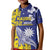 Personalised Nauru 92nd Anniversary Of Angam Kid Polo Shirt Polynesian Whale Pattern