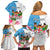 Personalized Fiji Day Family Matching Off Shoulder Short Dress and Hawaiian Shirt Tanoa Hibiscus Fijian Tapa Masi Pattern LT05 - Polynesian Pride