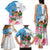 Personalized Fiji Day Family Matching Tank Maxi Dress and Hawaiian Shirt Tanoa Hibiscus Fijian Tapa Masi Pattern LT05 - Polynesian Pride