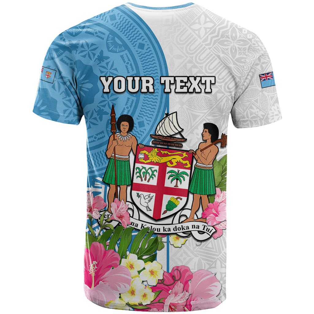 Personalized Fiji Day T Shirt Tanoa Hibiscus Fijian Tapa Masi Pattern LT05 - Polynesian Pride