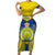 niue-constitution-day-short-sleeve-bodycon-dress-coat-of-arms-niuean-hiapo-pattern